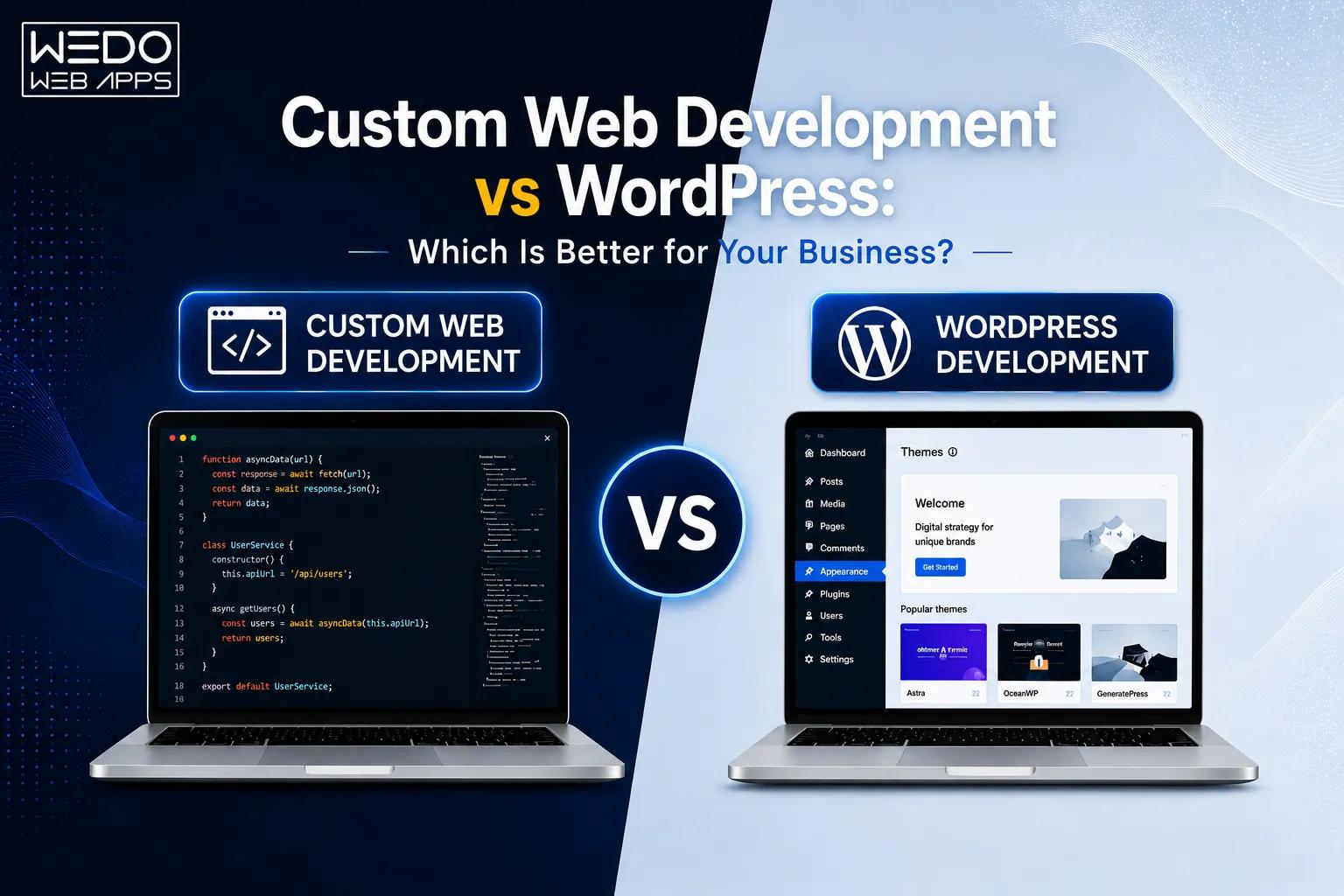 Custom Web Development vs WordPress: Which Is Better for Your Business?