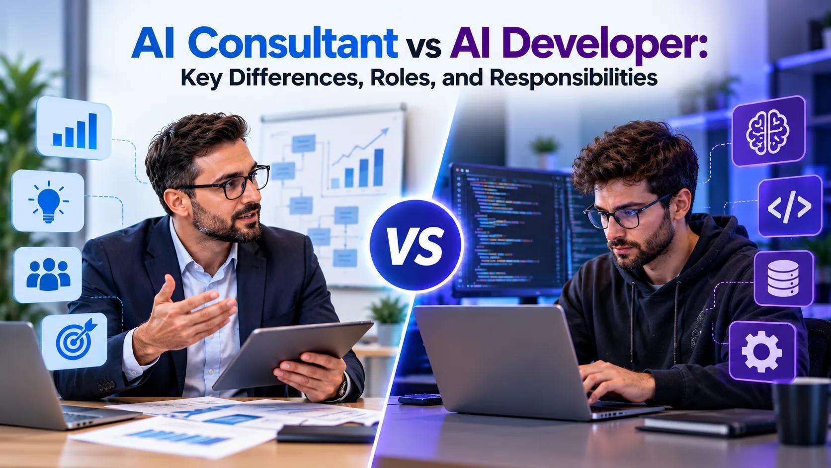 AI Consultant vs Developer: Key Differences, Roles, and Responsibilities
